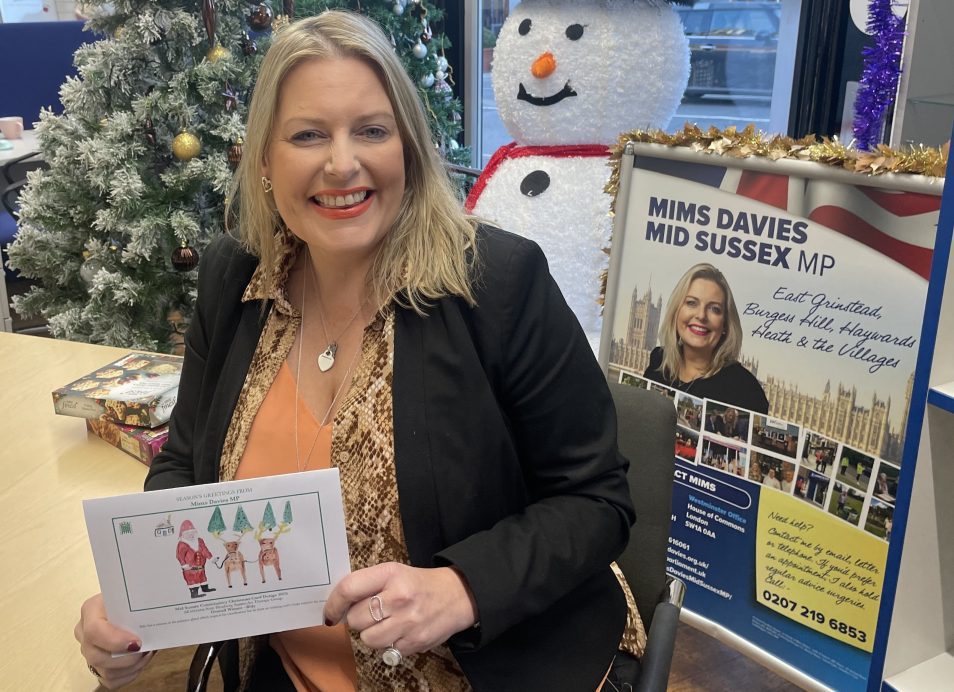 Christmas card competition winner