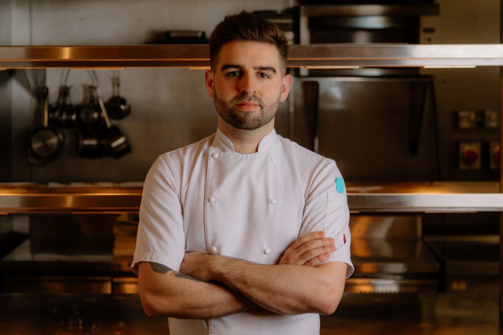Jordon Powell Head Chef at Chalk Restaurant, Wiston West Sussex